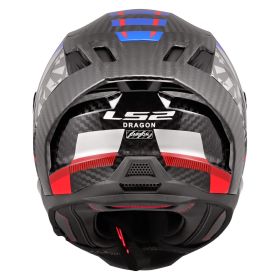 Casques Integraux LS2 FF807 DRAGON Trax Bleu Rouge Brillant