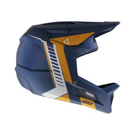 Casque de VTT LEATT Gravity 2.0 Bleu avec certification ASTM et technologie Turbine 360°