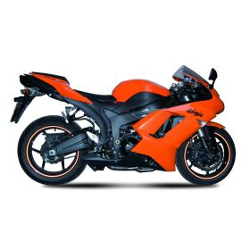 MIVV Silencieux Black Slip-on Homologué pour KAWASAKI zx-6 r 2007-2008