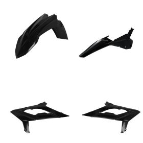 ACERBIS Verkleidungssatz 4 Teile Schwarz für BETA