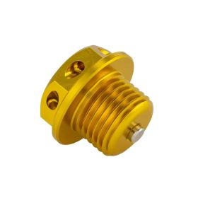 SIP Ölentlüftungsschraube M16x1,5mm anodisiert Gold Aluminium für Lambretta 125 LI