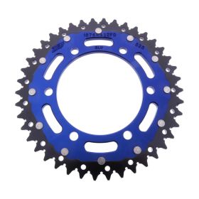 ZF Krone 42 Zähne Teilung 525 Schwarz Blau Dual ZFD-1876-42-BLU