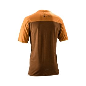 Maglia MTB LEATT Trail 4.0 giallo lager TENCEL assorbimento umidità ventilata