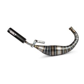 Stage6 Komplettauspuff R/T 80-90cc CNC Schwarz Minarelli AM6