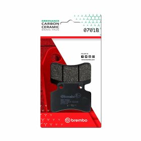 Plaquettes de frein BREMBO paire Carbon Ceramic 07018