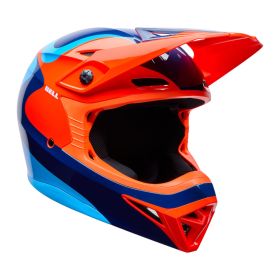BELL Mx-10 Mips Youth Wave Kids motocross helmet orange blue
