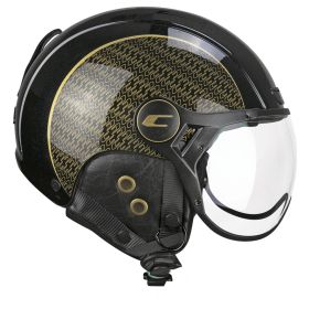 Casco Omologato Sci e E-Bike CGM 801G EBI GOLD Nero Oro Perlato