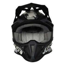 CASQUE TOUT TERRAIN JUST1 J18 MIPS PULSAR CAMO CITY NOIR MAT