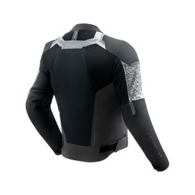 REBELHORN JAX Black/Grey Motorcycle Jacket for Men