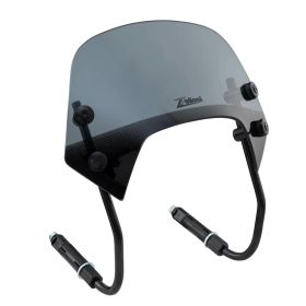 Kit cupolino ZELIONI racing nero 135x290mm con attacchi per Vespa Sprint 50-150