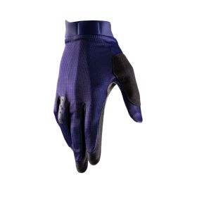 LEATT 1.0 GripR MTB Gloves Galaxy Blue MicronGrip Palm Touchscreen Compatible