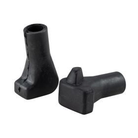 Scarpette cavalletto PREMIUM QUALITAT D.18mm in gomma nero per Lambretta Lince