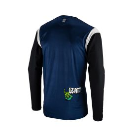 LEATT Gravity 3.0 Maillot à manches longues MTB Zombie Blue IceYarn Fabric
