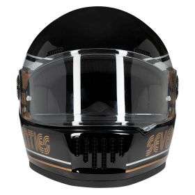 Integralhelm 70'S Gran Turismo schwarz