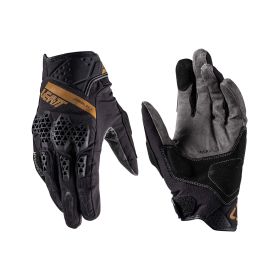 Gants moto LEATT ADV HydraDri 6.5 Short Stealth noir gris imperméables