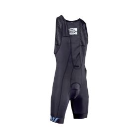 Salopette MTB LEATT Bib Liner 3.0 nero con fondello gel e tessuto traspirante