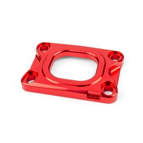 Piastra collettore aspirazione STAGE6 360° rosso AM6/DERBI