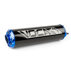 Voca Racing Schwarz/Blau CNC Aluminium Schalldämpfer
