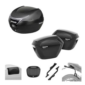 SHAD Kit SH34 Topcase und SH23K Koffer 3P für KEEWAY Vieste XDV 125/300