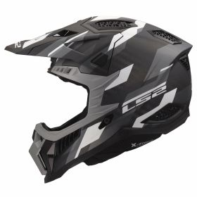 Casco cross LS2 MX703 X-FORCE PHANTOM nero grigio