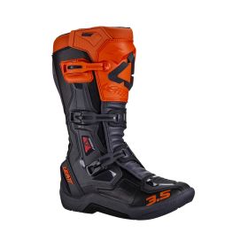 Stivali moto LEATT Moto 3.5 arancio nero chiusura SideLock