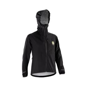 Veste de VTT pour femmes LEATT imperméable Hydradri 3.0 noire 20 000 mm 20 000 g/m²