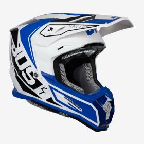 Casco Motocross JUST1 J22-F TALENT blu/bianco lucido