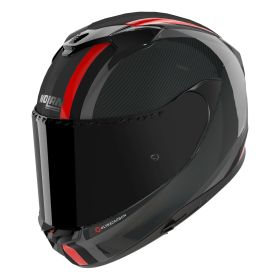 Nolan X-904 UC GEMINI 352 Casque Intégral Noir Rouge Anthracite