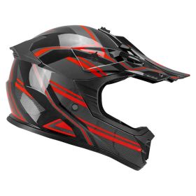 Cross child helmet CGM 267G DIRT-X FURY black grey red