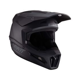 LEATT Moto 2.5 Motocross helmet Stealth matte black