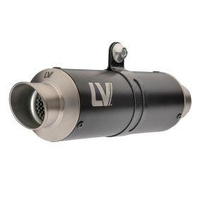 Terminale di scarico leovince gp corsa black edition