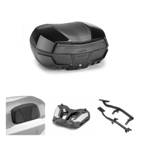 GIVI MAXIA 5 Top Case Kit schwarz smoke 58L für ZONTES 703F ADVENTURE