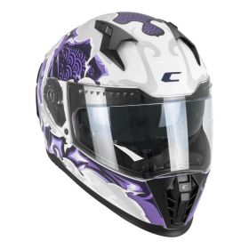 Casco integrale CGM 311F BLAST CLOUD bianco viola opaco