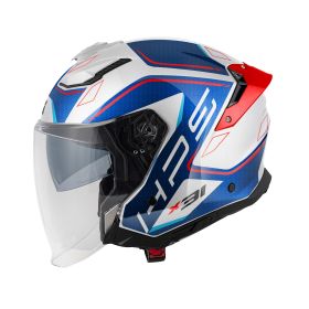 GIVI X31 Impact Jethelm Urban weiß blau rot