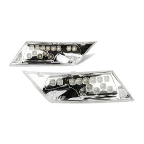 Flèches arrière chromées à LED STR8