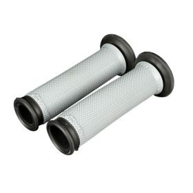 Manopole RENTHAL ROAD DUAL SERIES morbide 32mm bianco/nero