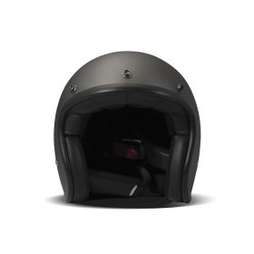 Jet Helm Cafe Racer DMD RETRO Grau Matt