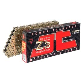 JT Transmission Kit Open Chain Z3 Gold/Grey 112-530 Sprocket 48T Gear 17T for Kawasaki