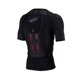 Maglia protettiva moto LEATT ReaFlex Stealth nero maniche corte