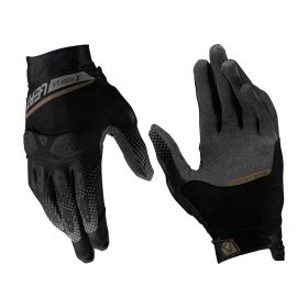 LEATT ADV X-Flow 5.5 Short Summer gloves Stealth black grey breathable