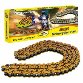 Reinforced transmission chain C4 pitch 420 links 134 orange