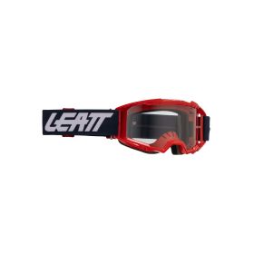 Masque cross LEATT Vizion 3.5 rouge bleu lentille transparente 90%