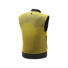TUCANO URBANO FLOWMOTION Weste vielen Taschen Gelb mit Rückenprotektor