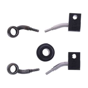 JMP HBF-4010-H-MBK Kit de tuyaux de frein en acier noir 2 pour Kawasaki Z 900