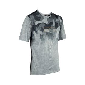 LEATT Trail 1.0 T-shirt VTT Ventilée Granite Super Légère en Fil de Glace Recyclé
