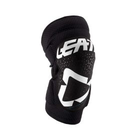 Ginocchiere moto LEATT 3DF 5.0 Zip nero bianco certificazione CE