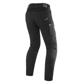 REBELHORN VANDAL Herren Motorrad-Hose Schwarz Twill