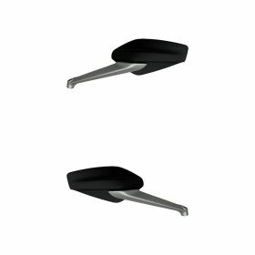 Coppia specchietti carena FAR 7957/7958 grigi/neri