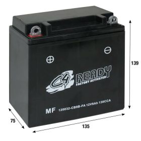 Batteria precaricata C4 a gel CB9B-FA