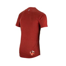 Maglia MTB LEATT All-Mountain 2.0 rosso lava TENCEL dorso lungo spacchi laterali